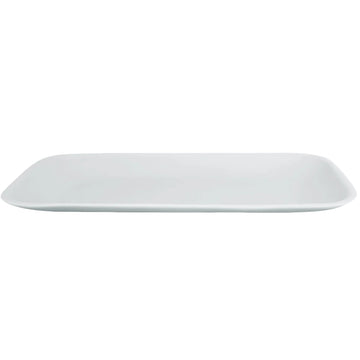 Rectangle Resin Platter - White