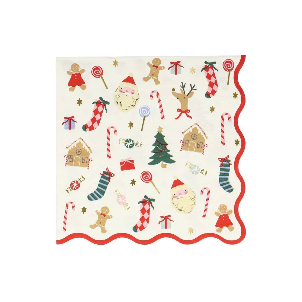Jolly Christmas Napkins by Meri Meri - 2 sizes