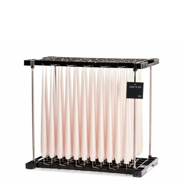 Blush Lacquer Taper Candle Pair by Ester + Erik