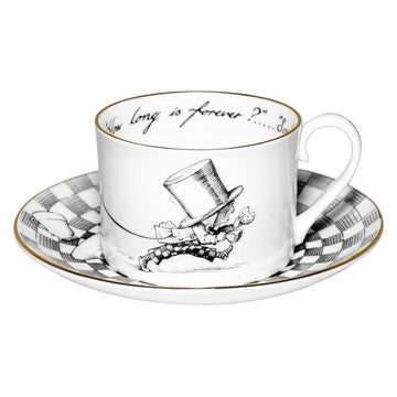 Alice in Wonderland Mad Hatter Cup + Saucer