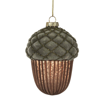 Green Felt Mushroom Ornament