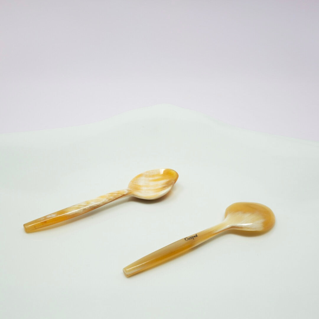 Goa White Horn Caviar Spoon