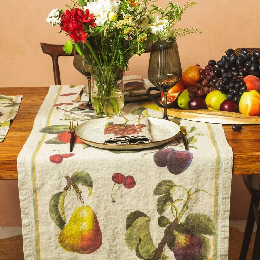 Orchard Fruits Table Runner