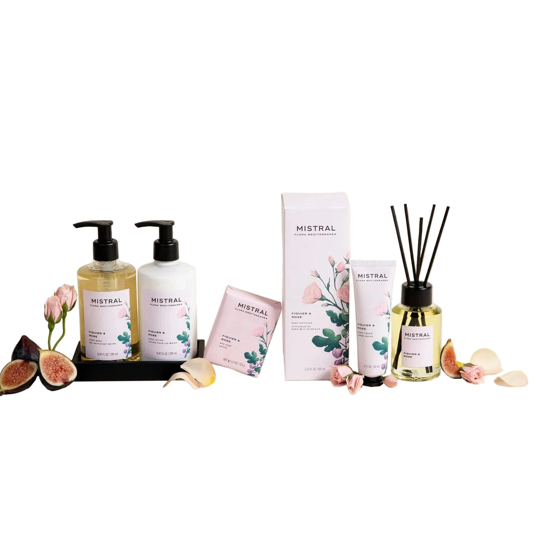 Flora Mediterranea Figuier + Rose Hand Care Set