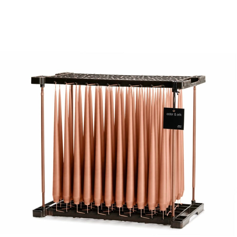 Terra Cotta Taper Candle Pair by Ester + Erik
