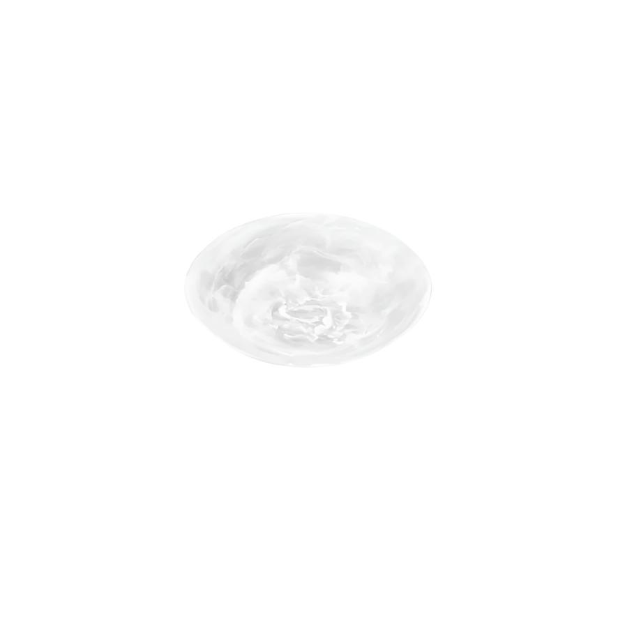 Petite Everyday Resin Bowl - White Swirl