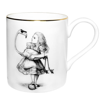 Alice in Wonderland Flamingo Majestic Mug