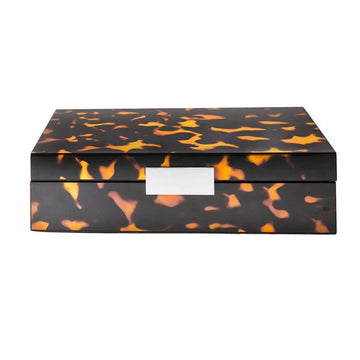 Tortoiseshell Box with Silver by Addison Ross