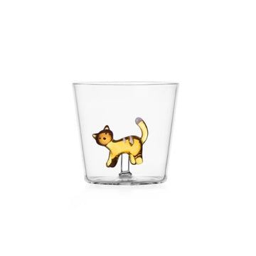 Amber Cat with White Stripes - by ichendorf Milano