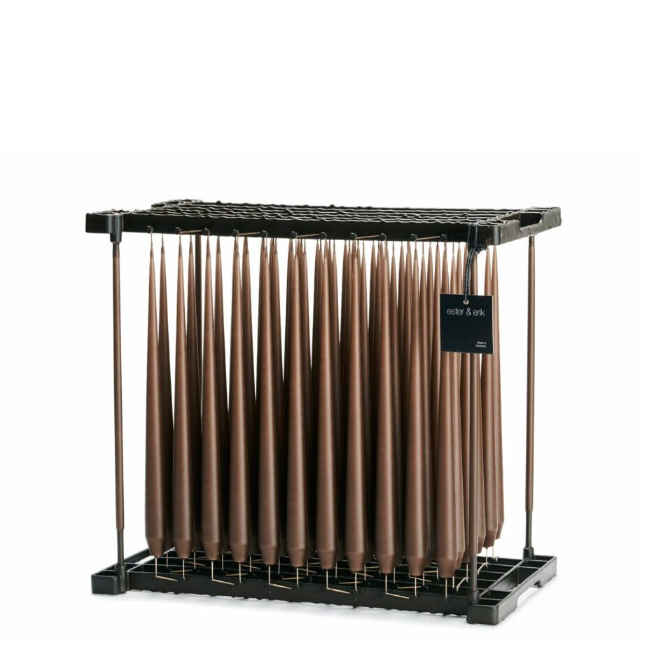 Hazelnut Taper Candle Pair by Ester + Erik