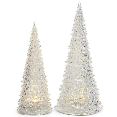 Lighted Clear Trees - 2 sizes