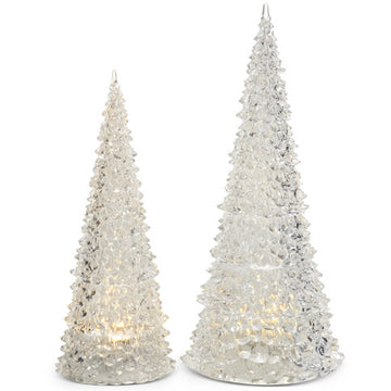 Lighted Clear Trees - 2 sizes