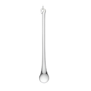 Clear Glass Drop Ornament - 2 sizes