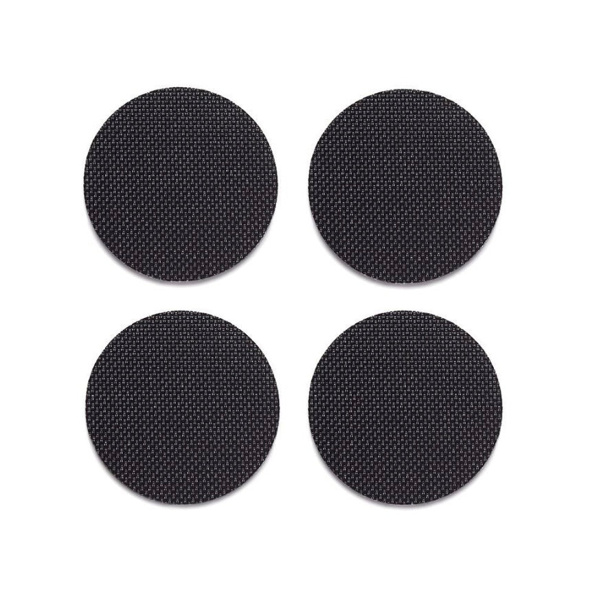 Black Mini Basketweave Coaster - set of 4