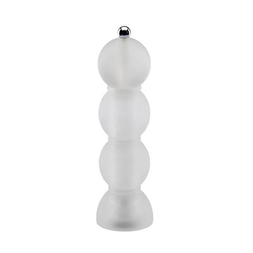 Clear Frosty Bobbin Salt + Pepper Mill by Addison Ross
