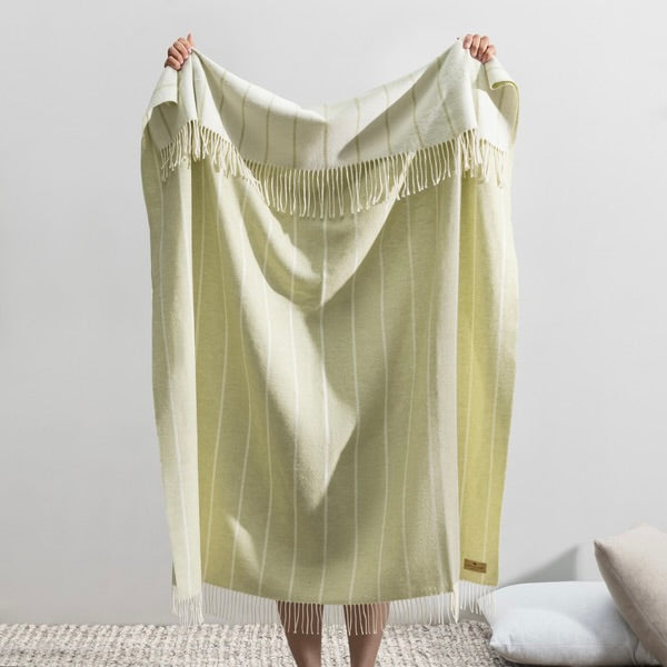 Sage Fiji Stripe Throw