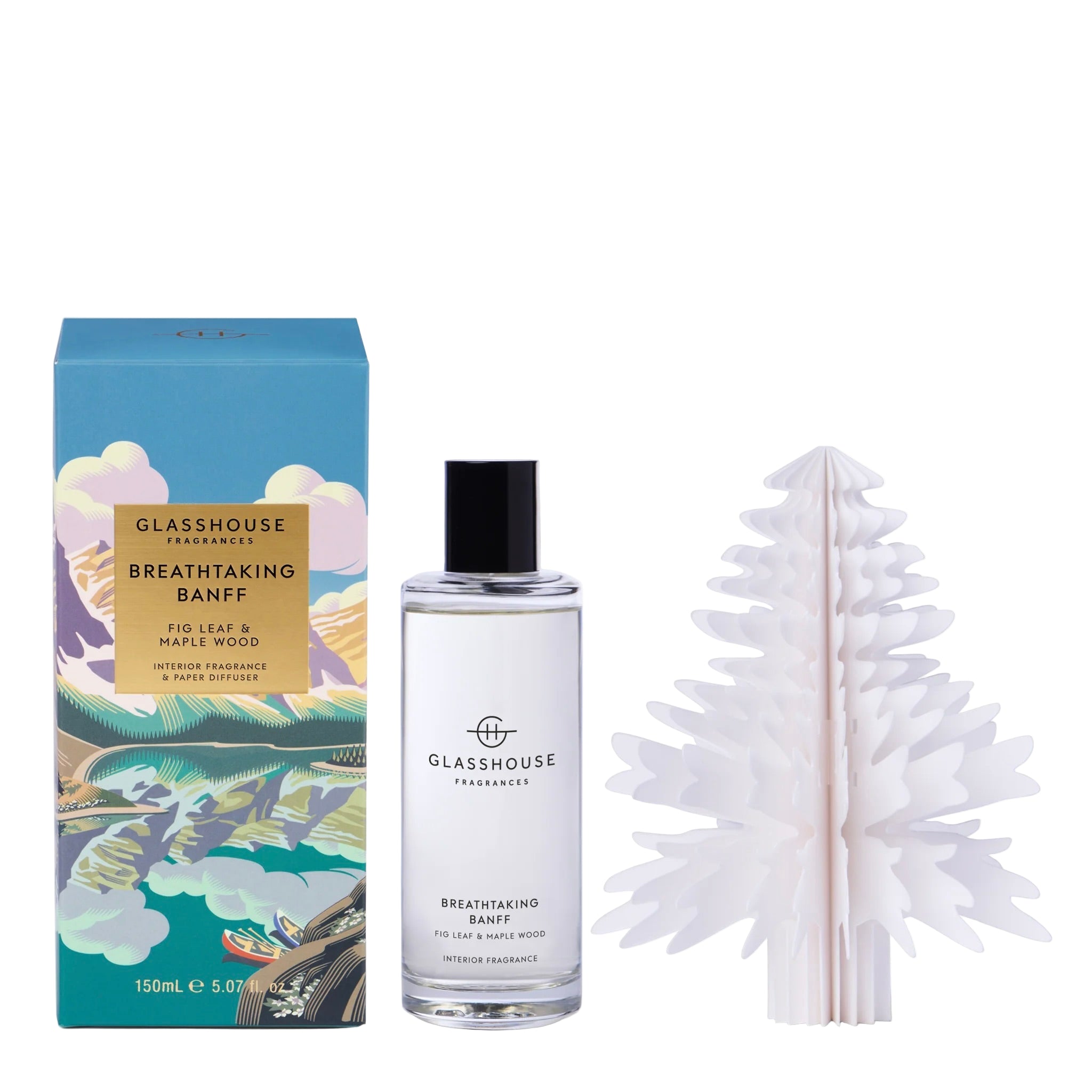 Breathtaking Banff Interior Fragrance + Paper Diffuser by Glasshouse