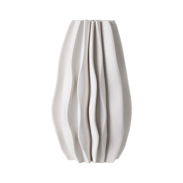 Medium Ceramic Vase - White