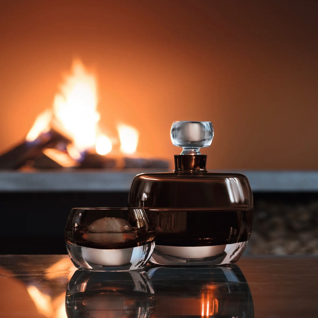 Peat Brown Whisky Club Decanter