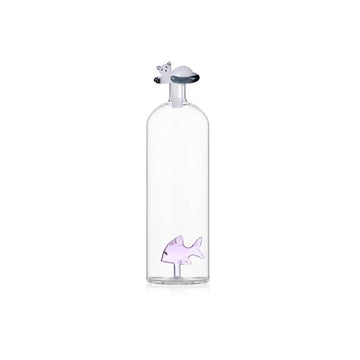 Bottle Pink Fish+ White Cat - by Ichendorf Milano