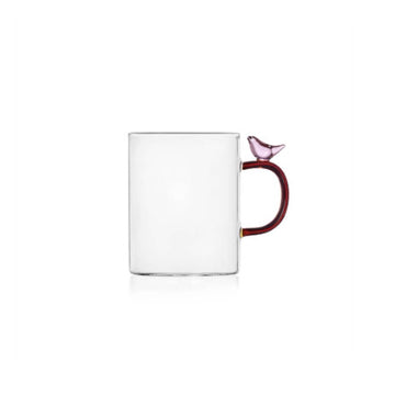 Pink Bird Mug by Ichendorf Milano
