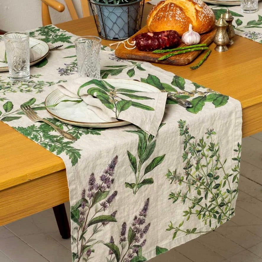 Fine Herbs Table Runner