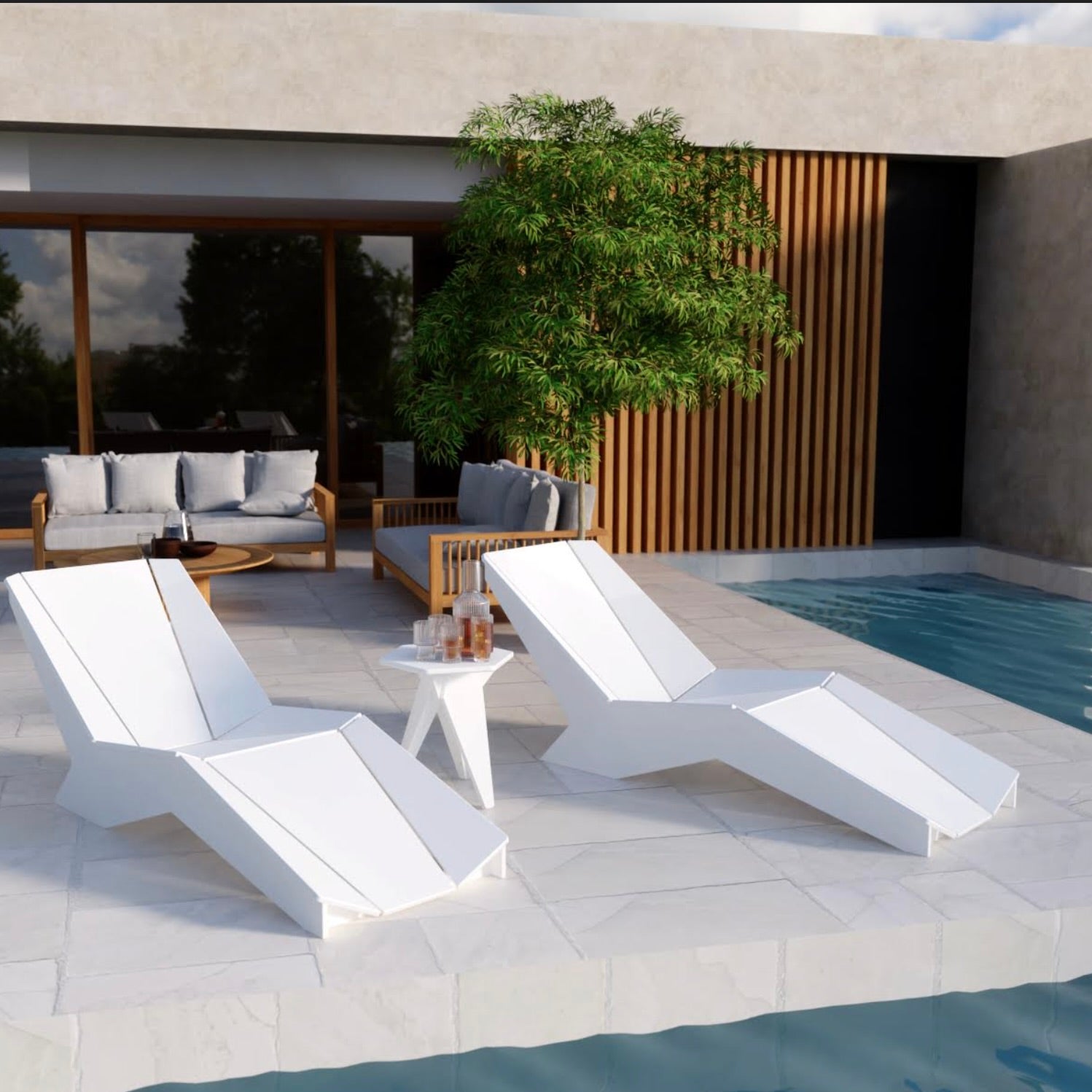 Ori Outdoor Chaise Lounge  - 2 colours