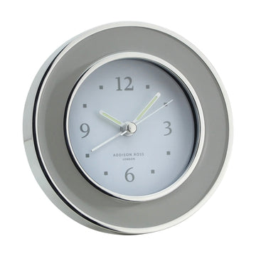 Chiffon + Silver Alarm Clock