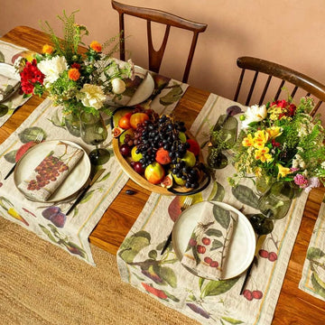 Orchard Fruits Table Runner