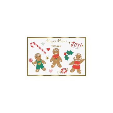 Gingerbread Temporary Tattoos by Meri Meri