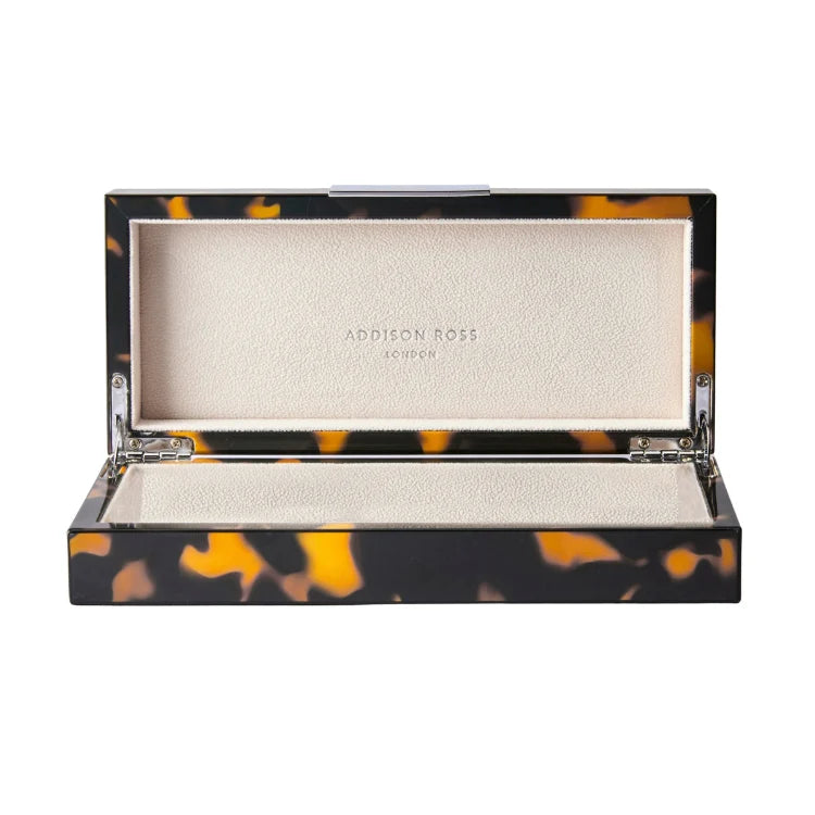 Tortoiseshell Box with Silver by Addison Ross