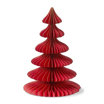 Red Glimmer Paper Tree - small