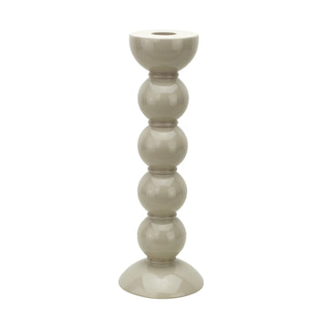 Tall Cappuccino Bubble Candlestick by Addison Ross