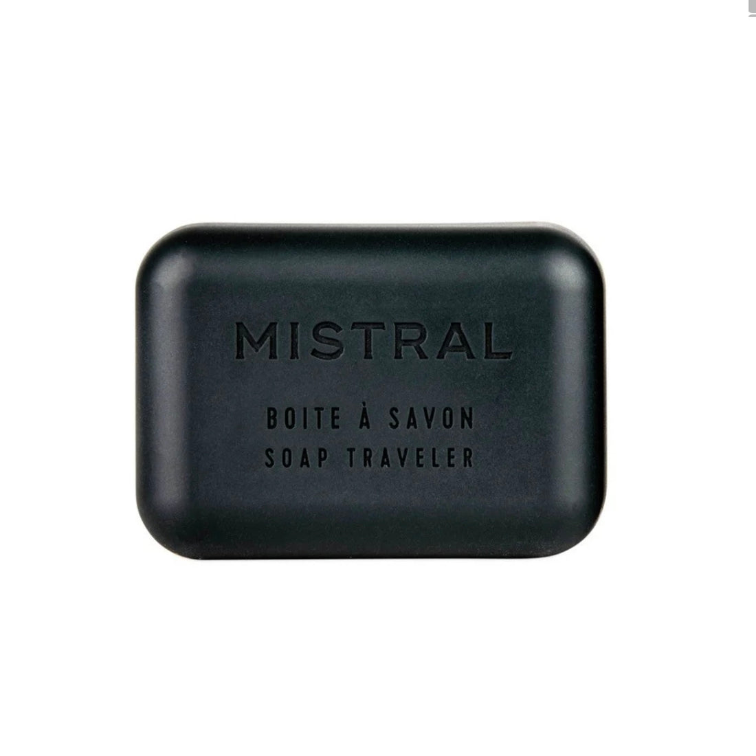 Cedarwood Marine Travel Bar Soap with Silicone Case