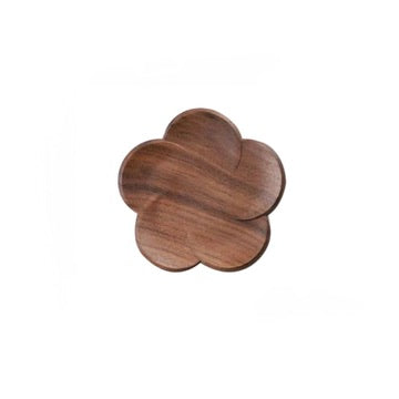 Black Walnut Gohobi Solid Wood Coaster - Small