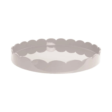 Large Sage Scalloped Tray by Addison Ross