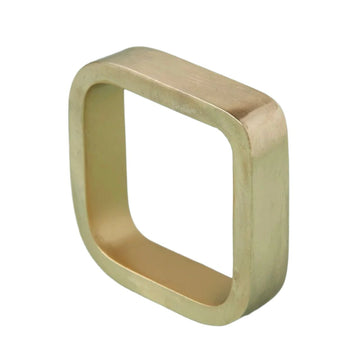 Gold Square Napkin Ring - set of 2