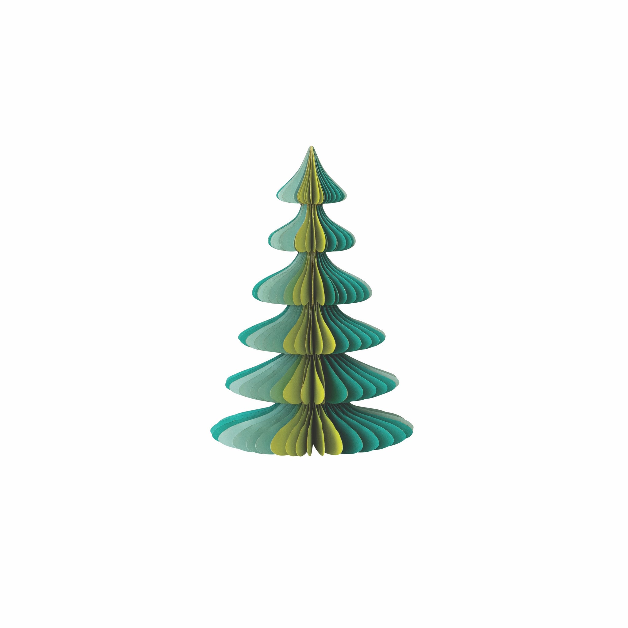 Green Folding Honeycomb Tree - Large