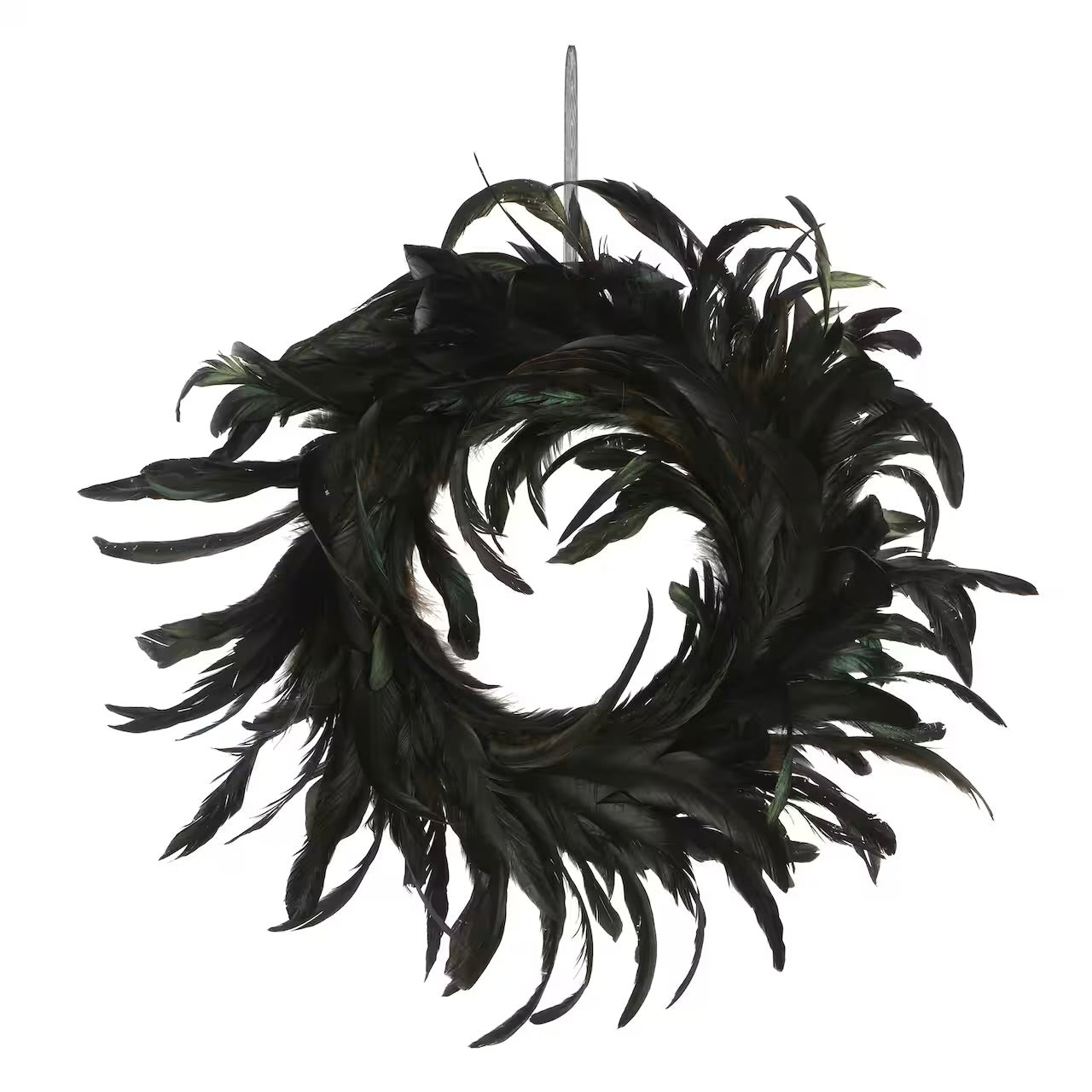 Black Feather Wreath