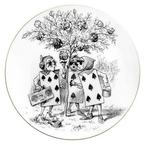 Alice in Wonderland Cards Painting Tree -  Medium