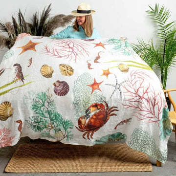 Ocean Animals Tablecloth - 2 sizes
