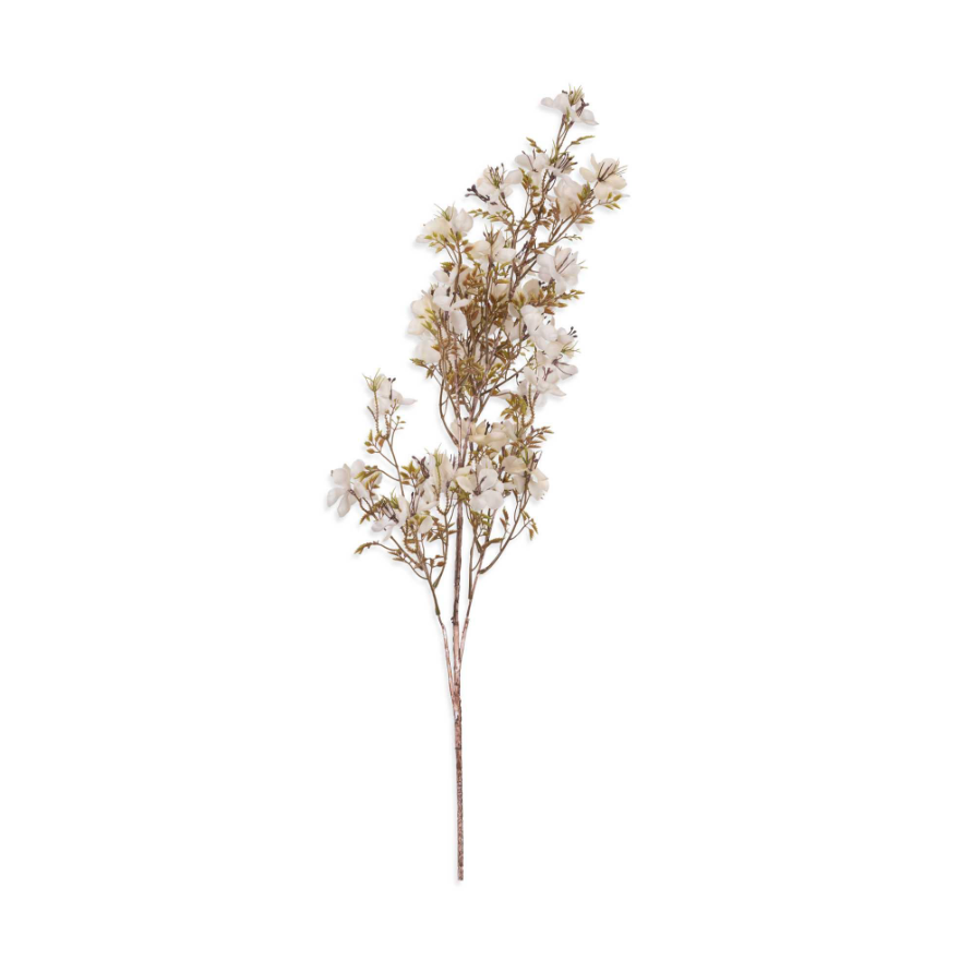Cream Artificial Prunus Blossom by Abigail Ahern