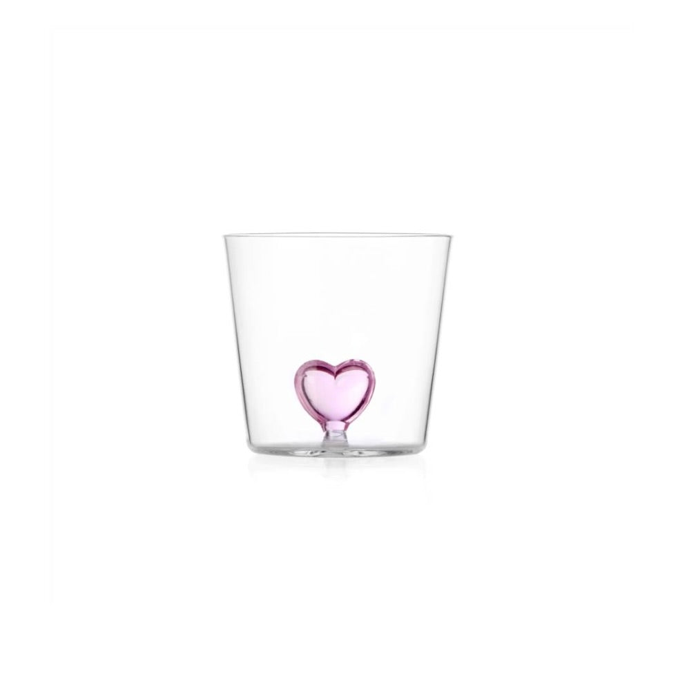 Pink Heart Tumbler - by Ichendorf Milano