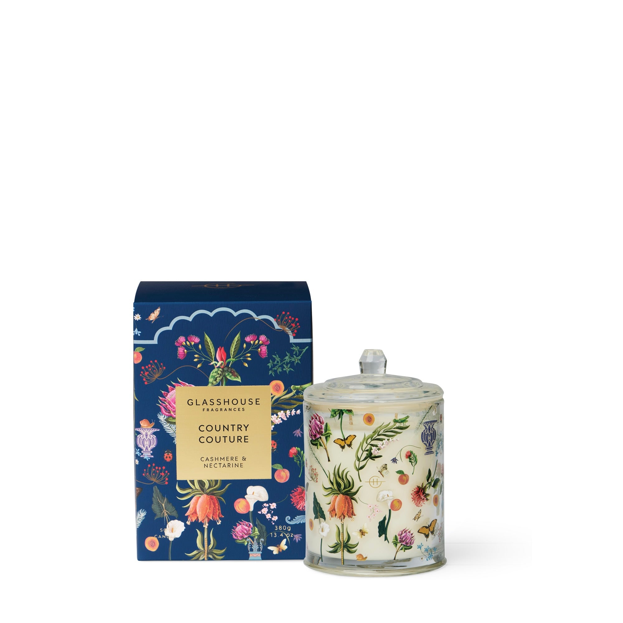 Country Couture Scented Candle by Glasshouse - 2 sizes