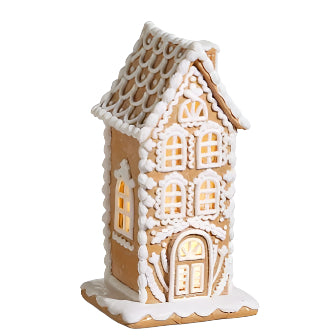 Lighted Gingerbread House