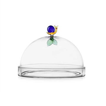 Snail and Leaf Dish + Dome - by Ichendorf