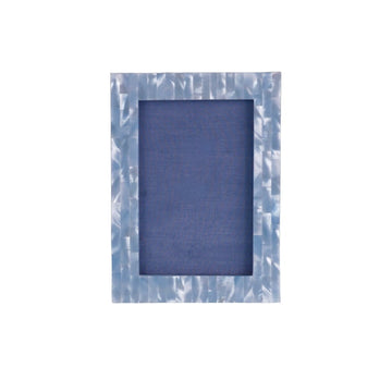 Blue Mother of Pearl Picture Frame