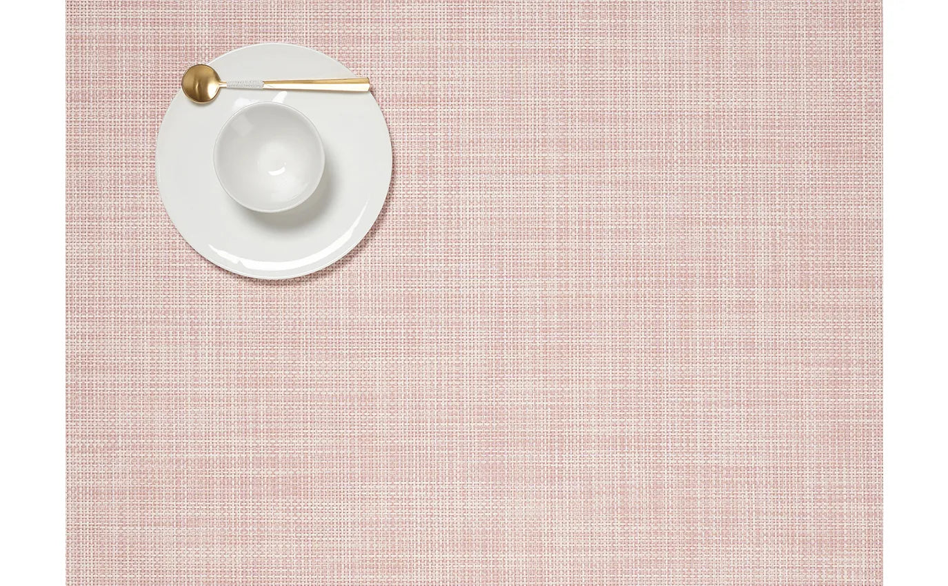 Blush Mini Basketweave Placemat by Chilewich