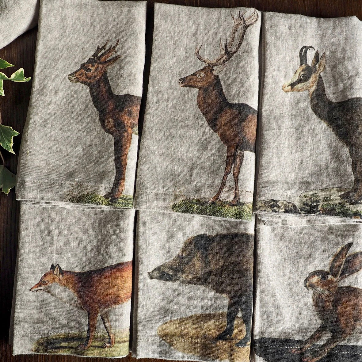 Wild Animal Napkins - set of 2