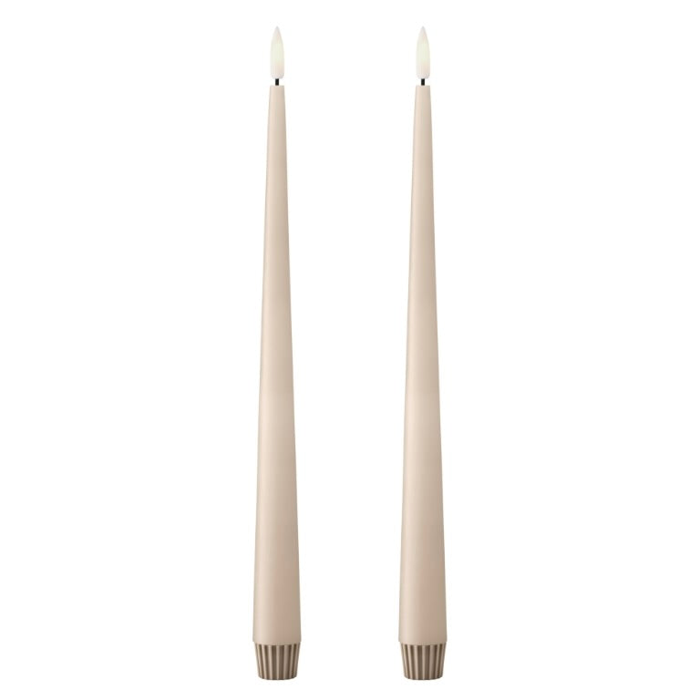 Latte LED Taper Candle by Ester + Erik